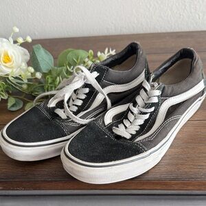 Vans Black and White Sneakers